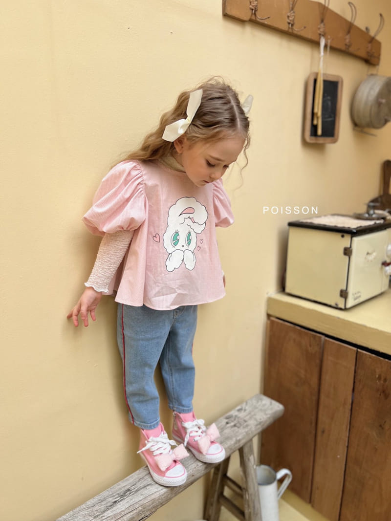 Poisson - Korean Children Fashion - #Kfashion4kids - Piping Jeans - 10