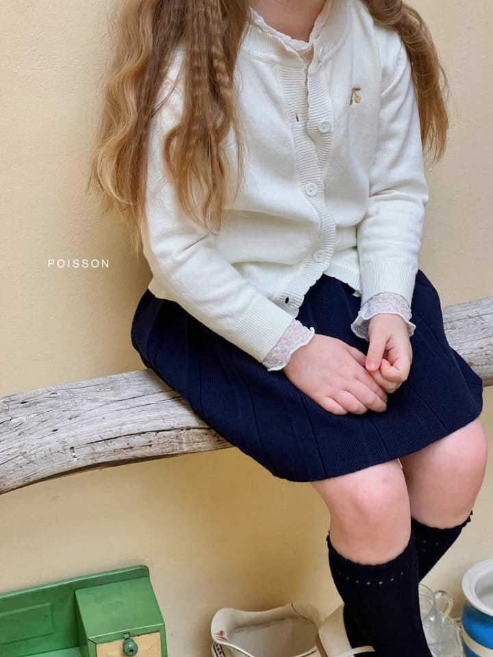 Poisson - Korean Children Fashion - #childofig - Lace Half Turtleneck Tee - 7