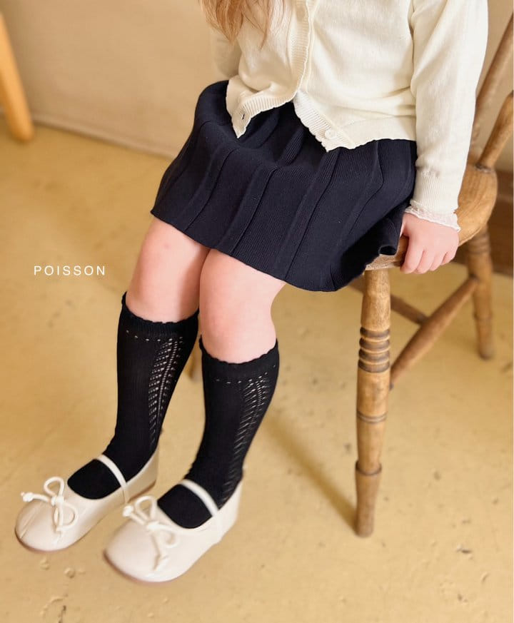 Poisson - Korean Children Fashion - #childofig - Lace Half Turtleneck Tee - 8