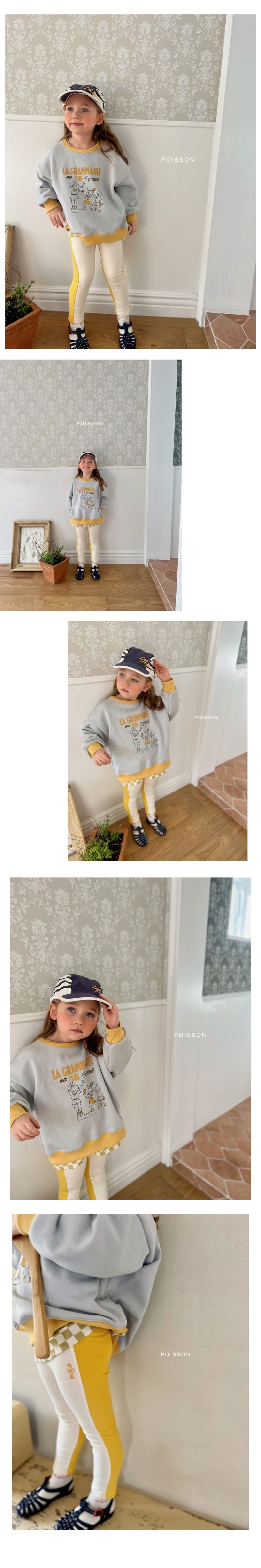 Poisson - Korean Children Fashion - #designkidswear - Half Leggings - 2