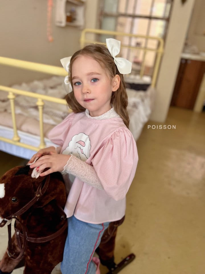 Poisson - Korean Children Fashion - #discoveringself - Lace Half Turtleneck Tee - 11