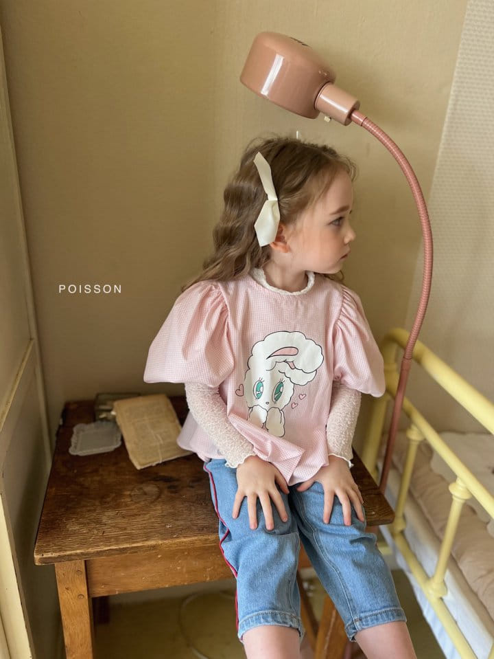 Poisson - Korean Children Fashion - #fashionkids - Lace Half Turtleneck Tee - 12