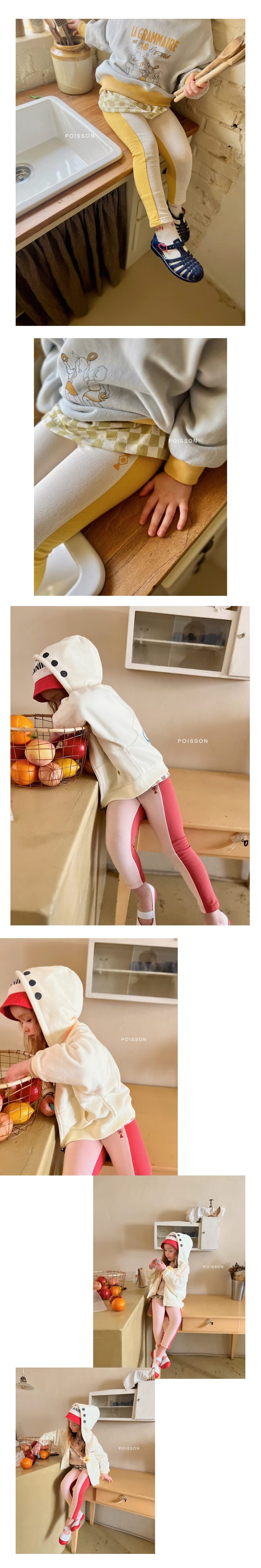 Poisson - Korean Children Fashion - #discoveringself - Half Leggings - 4