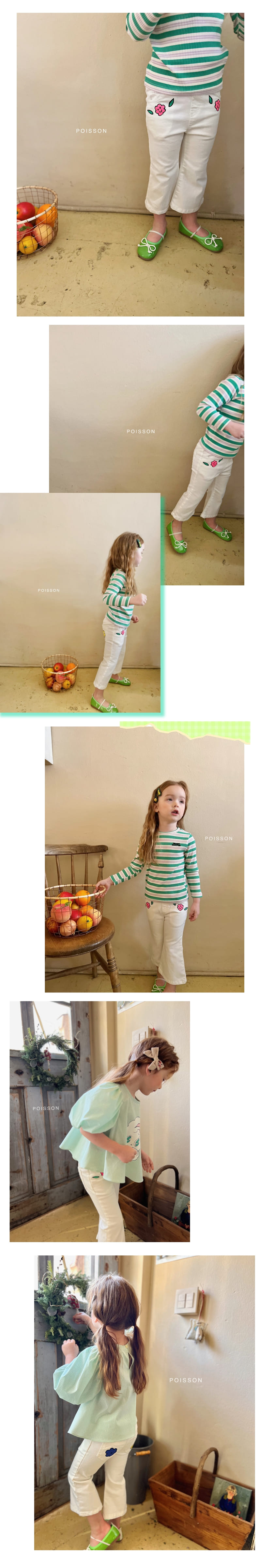 Poisson - Korean Children Fashion - #magicofchildhood - Flower Pants - 2