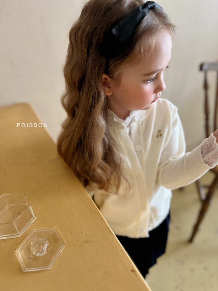 Poisson - Korean Children Fashion - #minifashionista - Lace Half Turtleneck Tee - 5