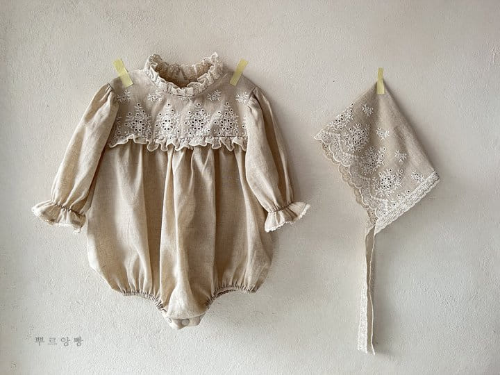 Pourenfant - Korean Baby Fashion - #babyoninstagram - Poplin Bodysuit - 8