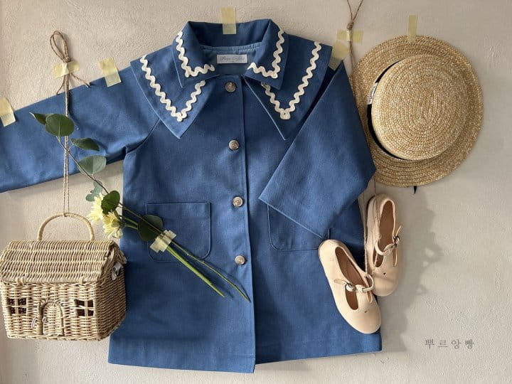 Pourenfant - Korean Children Fashion - #todddlerfashion - Sara Denim Trench Coat - 7