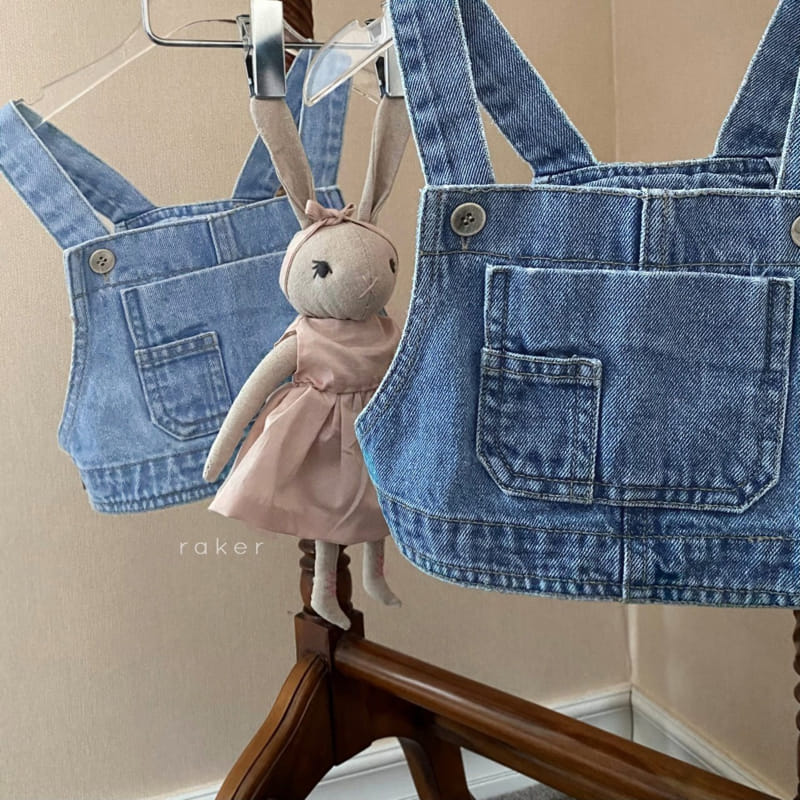 Raker - Korean Children Fashion - #kidsshorts - Dungarees Bustier 