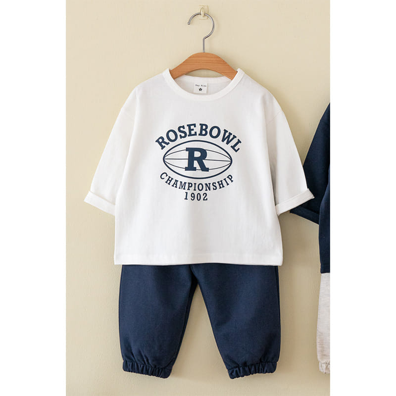 Raykids - Korean Children Fashion - #kidsshorts - Rugby Top Bottom Set