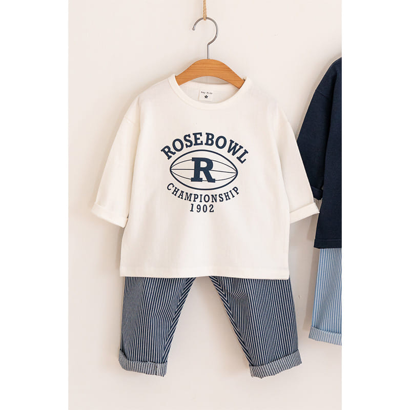 Raykids - Korean Children Fashion - #kidzfashiontrend - Rugby Denim Top Bottom Set