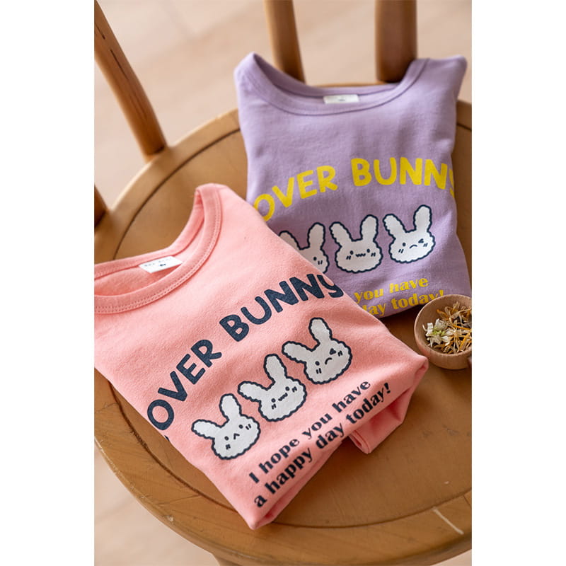 Raykids - Korean Children Fashion - #littlefashionista - Three Rabbit Tee - 6