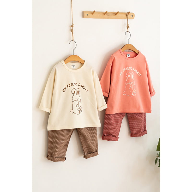 Raykids - Korean Children Fashion - #magicofchildhood - Rabbit Top Bottom Set - 3