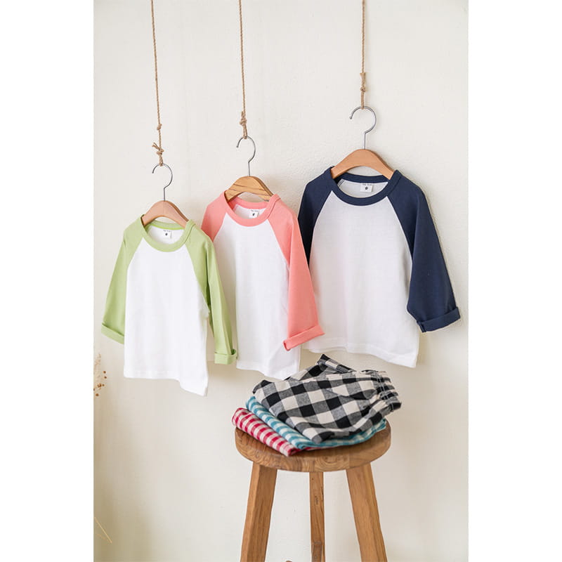 Raykids - Korean Children Fashion - #magicofchildhood - Three Color Raglan Tee - 2