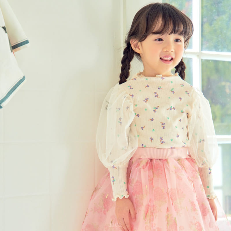 Rica - Korean Children Fashion - #childofig - Zan Zan Flower Tee - 7