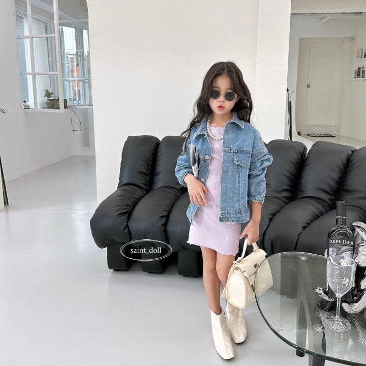 Saint Doll - Korean Children Fashion - #Kfashion4kids - Vintage Denim Jacket - 12