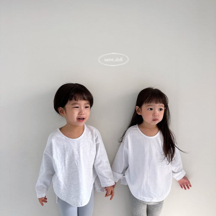 Saint Doll - Korean Children Fashion - #kidzfashiontrend - Front U Neck Tee - 4