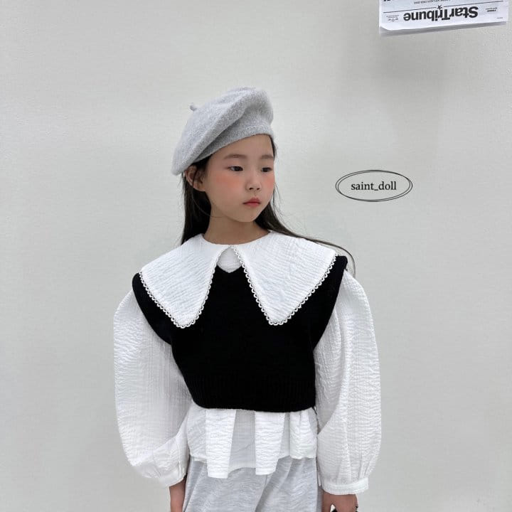 Saint Doll - Korean Children Fashion - #designkidswear - Mini V Vest - 11