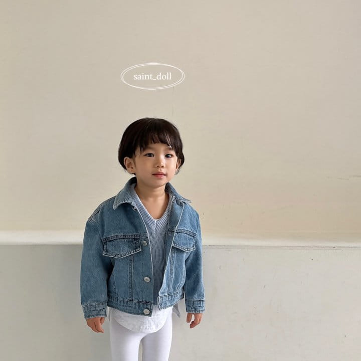 Saint Doll - Korean Children Fashion - #discoveringself - Vintage Denim Jacket - 7