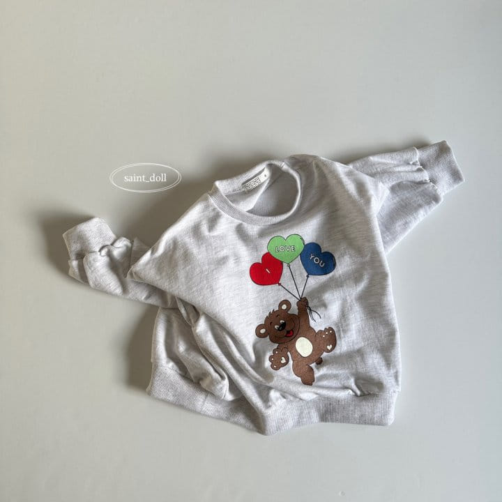 Saint Doll - Korean Children Fashion - #fashionkids - Balloon Bear Sweatshirt