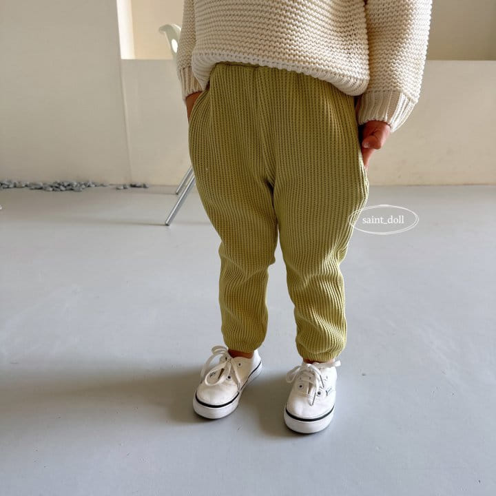 Saint Doll - Korean Children Fashion - #kidsshorts - Waffle pants with Mom - 8