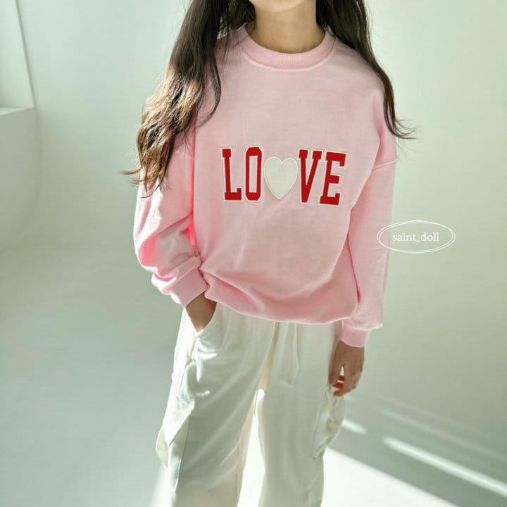 Saint Doll - Korean Children Fashion - #kidzfashiontrend - love Heart Sweatshirt with Mom - 6