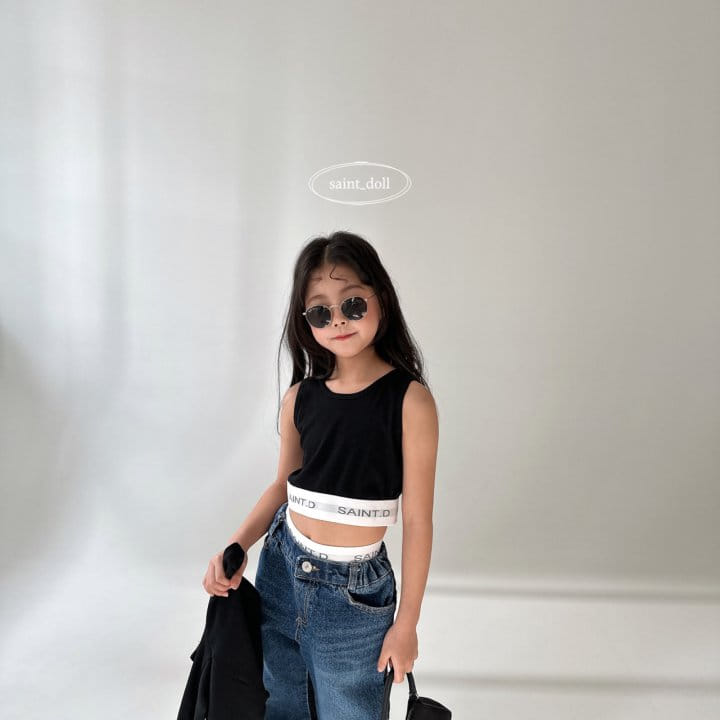 Saint Doll - Korean Children Fashion - #littlefashionista - Banding Crop Sleeveless