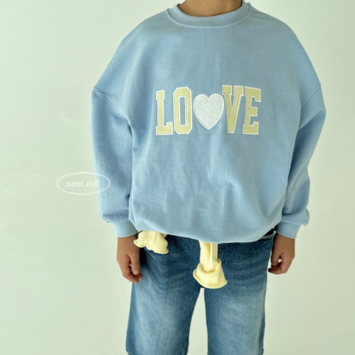 Saint Doll - Korean Children Fashion - #littlefashionista - love Heart Sweatshirt with Mom - 8