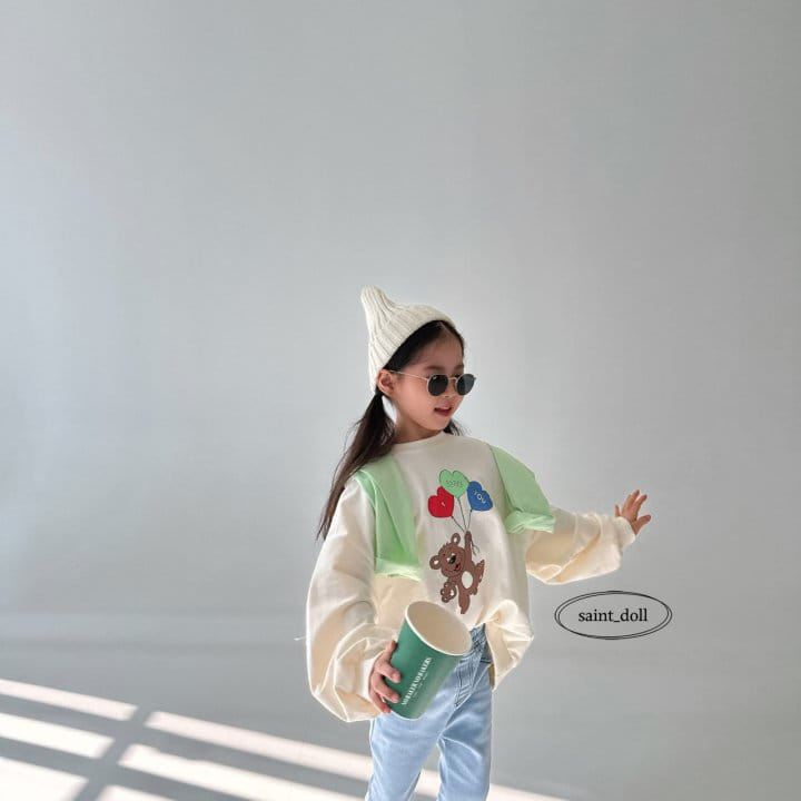 Saint Doll - Korean Children Fashion - #magicofchildhood - Balloon Bear Sweatshirt - 7