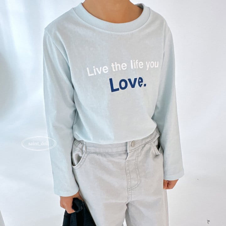 Saint Doll - Korean Children Fashion - #stylishchildhood - Lettering Tee - 10