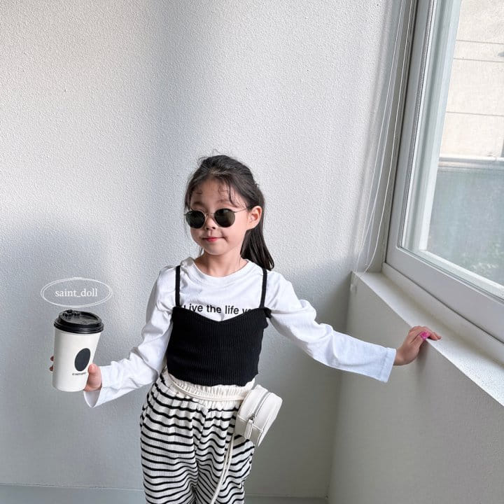 Saint Doll - Korean Children Fashion - #todddlerfashion - Rib Top - 6