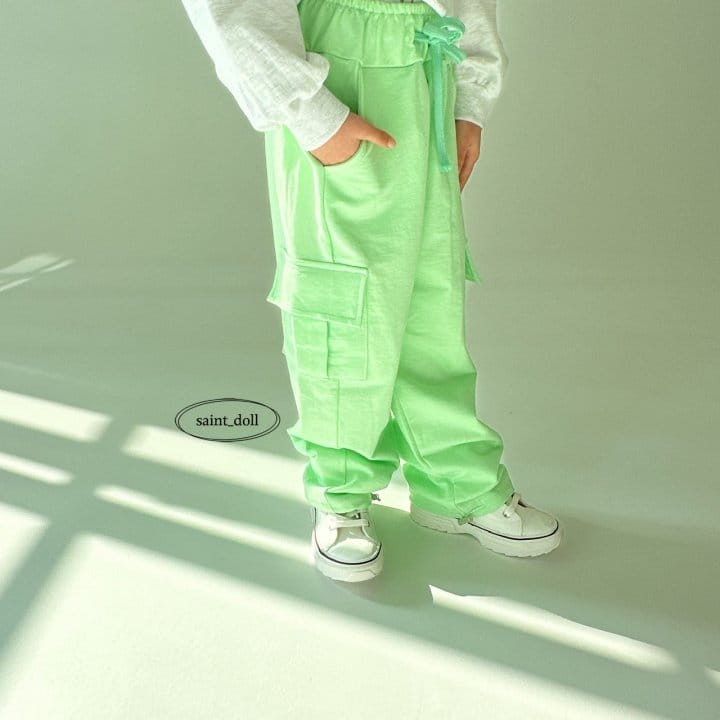 Saint Doll - Korean Children Fashion - #todddlerfashion - 5 Color Pocket Pants with Mom - 12