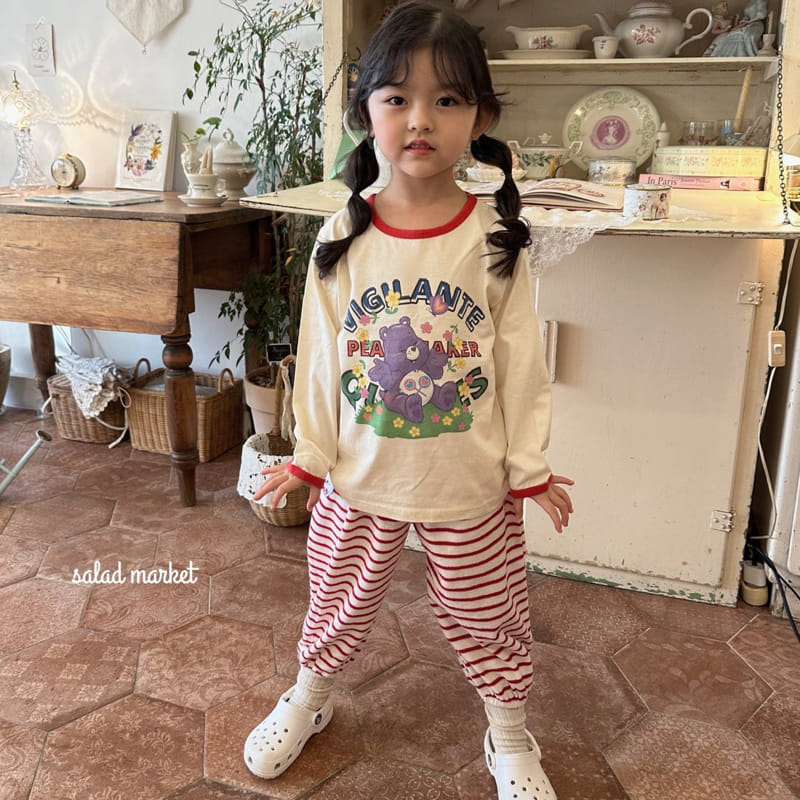 Salad Market - Korean Children Fashion - #magicofchildhood - Lulu Terry Pants - 8