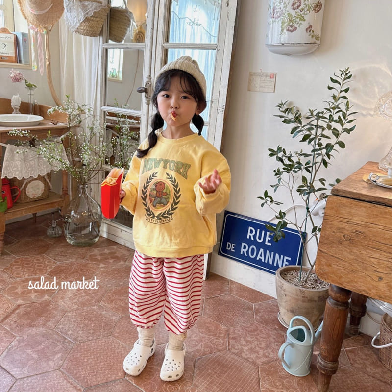 Salad Market - Korean Children Fashion - #toddlerclothing - Lulu Terry Pants - 12