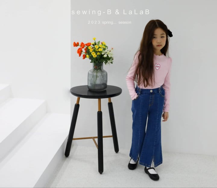 Sewing B - Korean Children Fashion - #todddlerfashion - Lover Terry Tee - 9