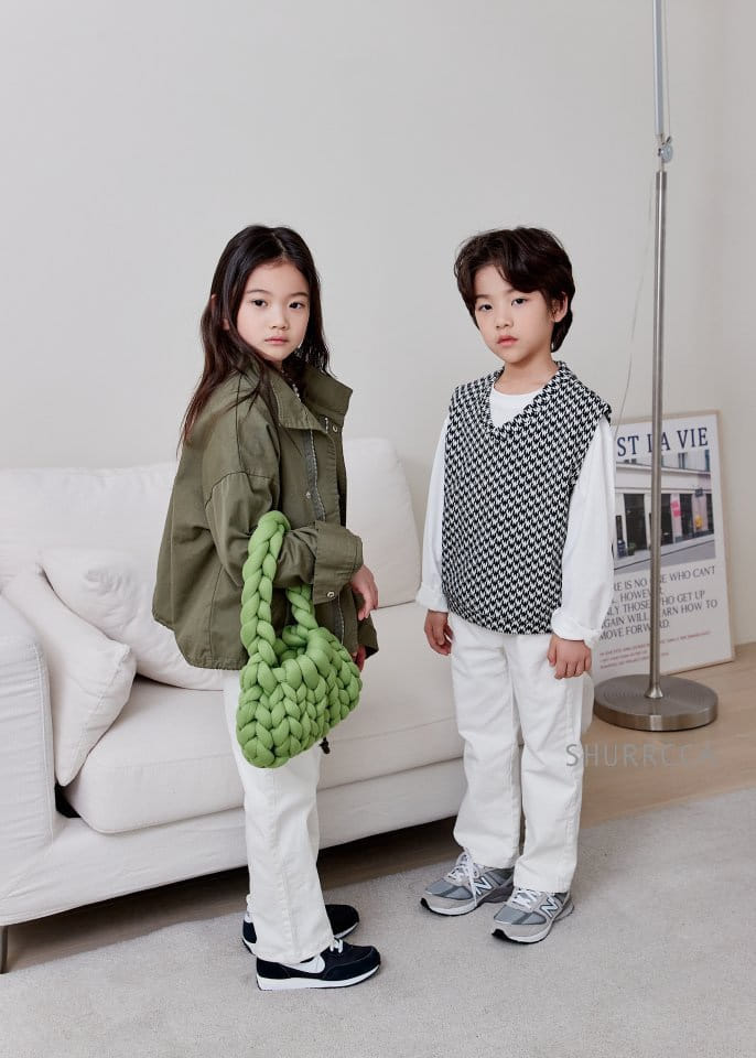 Shurrcca - Korean Children Fashion - #childofig - Hound Vest - 8