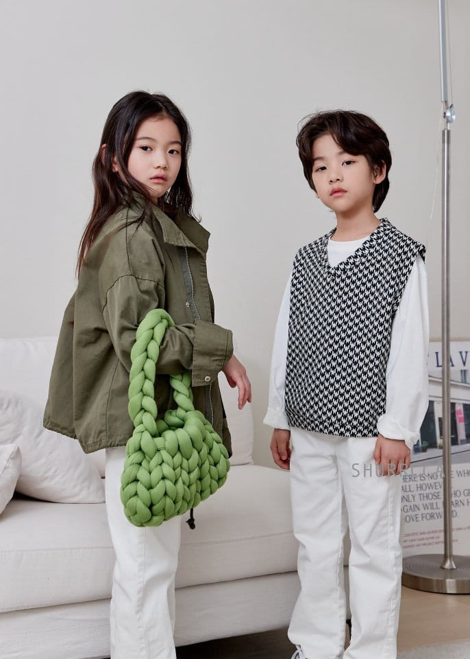 Shurrcca - Korean Children Fashion - #childofig - Hound Vest - 9