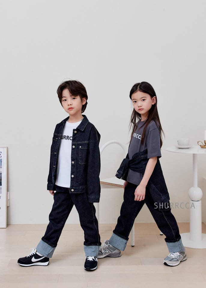 Shurrcca - Korean Children Fashion - #childrensboutique - Real Denim Jacket