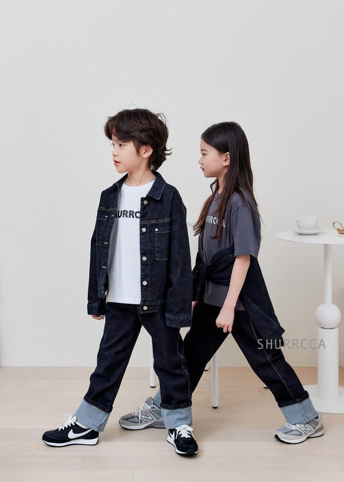 Shurrcca - Korean Children Fashion - #designkidswear - Real Denim Jacket - 2