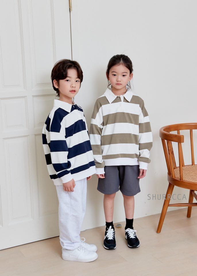 Shurrcca - Korean Children Fashion - #fashionkids - Collar Sweatshirt - 8