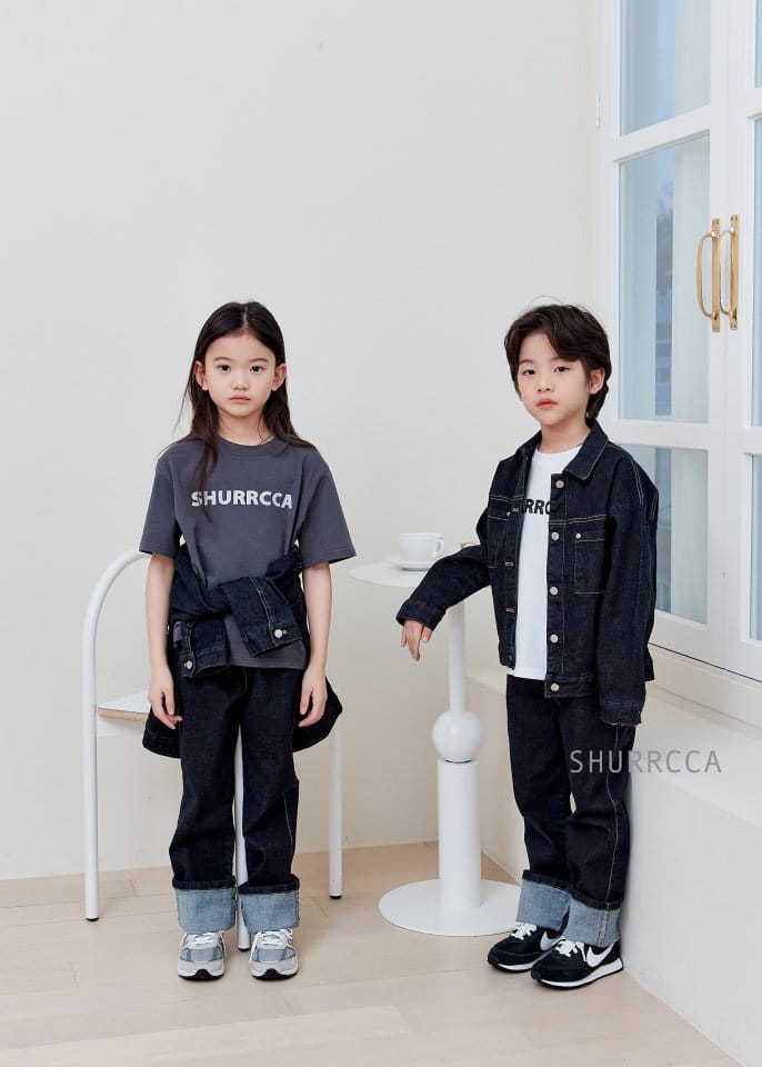 Shurrcca - Korean Children Fashion - #discoveringself - Real Denim Jacket - 4