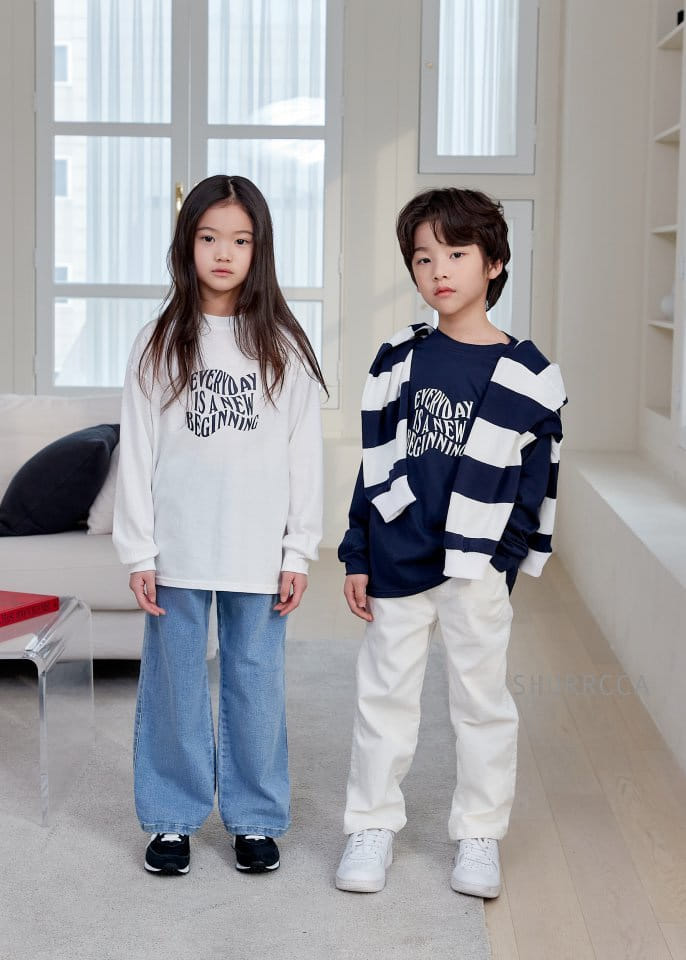 Shurrcca - Korean Children Fashion - #kidsshorts - Beggings Tee - 11