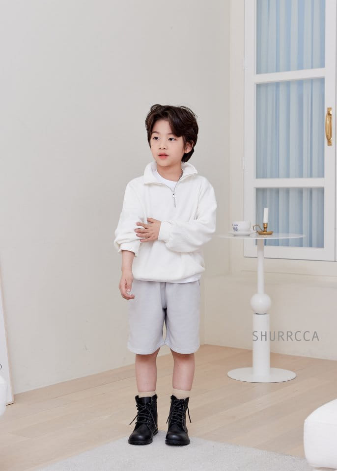 Shurrcca - Korean Children Fashion - #kidzfashiontrend - Loui Short Zip-up Sweatshirt - 6