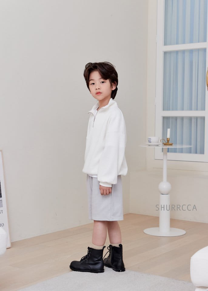 Shurrcca - Korean Children Fashion - #littlefashionista - Loui Short Zip-up Sweatshirt - 8