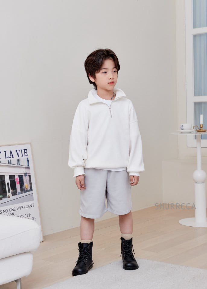 Shurrcca - Korean Children Fashion - #magicofchildhood - Loui Short Zip-up Sweatshirt - 9