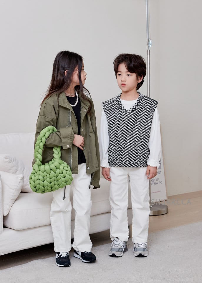 Shurrcca - Korean Children Fashion - #magicofchildhood - Hound Vest - 5