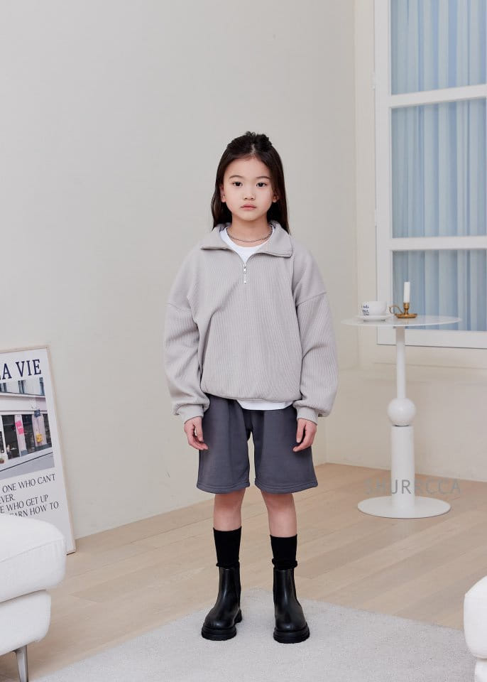 Shurrcca - Korean Children Fashion - #minifashionista - Loui Short Zip-up Sweatshirt - 10