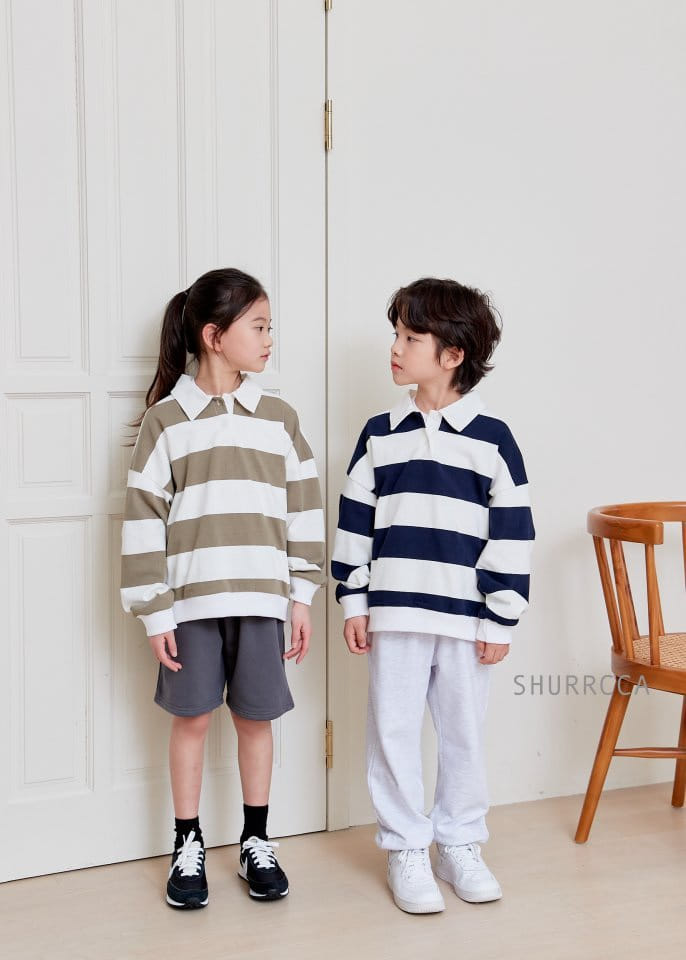 Shurrcca - Korean Children Fashion - #todddlerfashion - Collar Sweatshirt