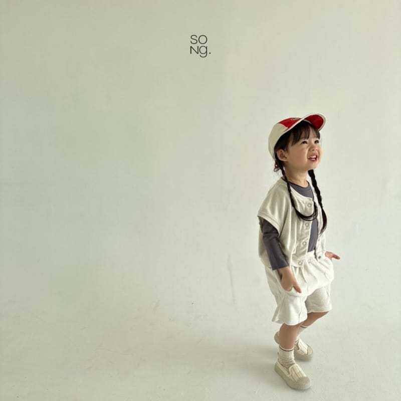 Song - Korean Children Fashion - #stylishchildhood - Embrodiery Teddy Vest - 11