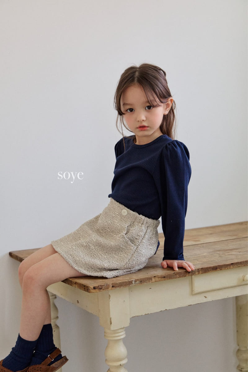 Soye - Korean Children Fashion - #toddlerclothing - Boubble Puff Tee - 2