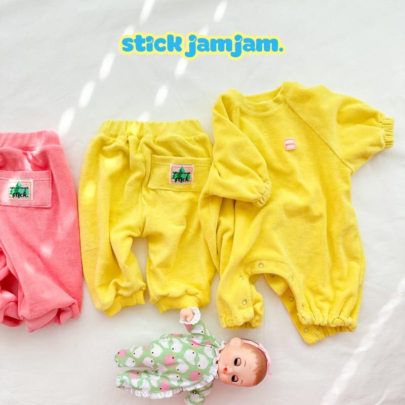 Stick - Korean Baby Fashion - #babyoutfit - Baby Jam Jam Bodysuit - 2